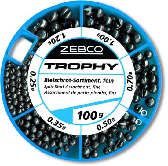 Zebco Split Shot Assortiment - Maat : Coarse (100g) van Merkloos