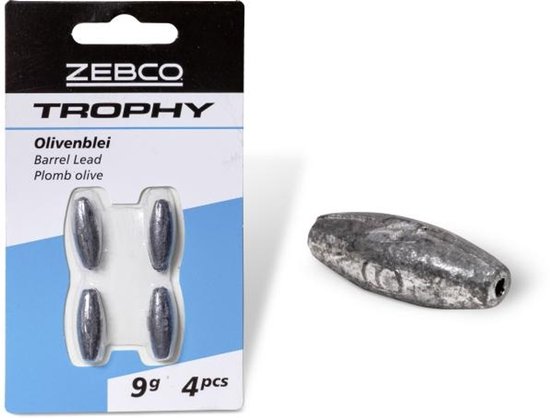 Zebco Trophy Barrel Lead - Maat : 40g (3 pcs)