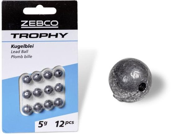 Zebco Trophy Lead Ball - Maat : 3g (12 pcs)