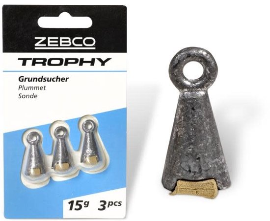 Zebco Trophy Plummet (3 pcs) - Maat : 15g van Merkloos