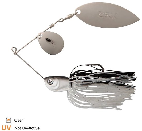 Zeck Spinnerbait 10 gr Clear van Merkloos