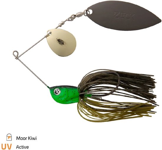 Zeck Spinnerbait 10 gr Moor Kiwi van Zeck