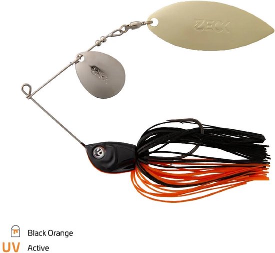Zeck Spinnerbait 20 gr Black Orange van Zeck