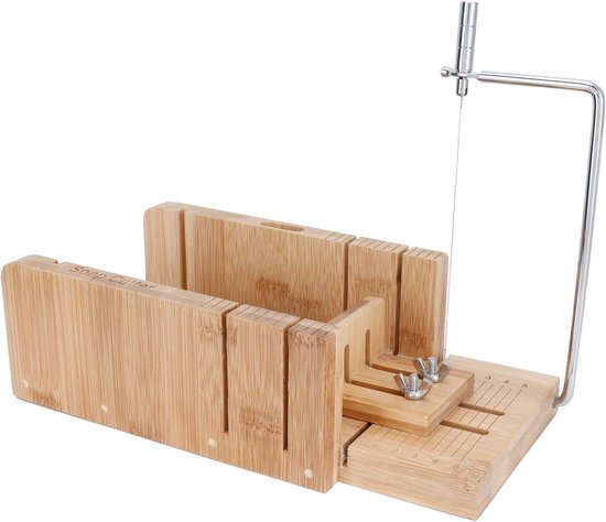 Zeepknipper met Draadknipper, Hout Handgemaakt Zeepvormen voor Het Maken van Zeep, Enkele Draad Zeepsnijders voor Het Maken van Zeep Loaf Slice, Draad Kaasschaaf voor Maken Zeep