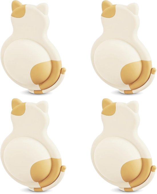 zelfklevend, 4 stuks deurstopper, klink, 55 x 80 mm, siliconen