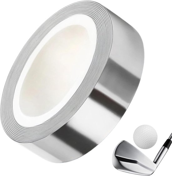 Zelfklevende Lood Tape 30 g voor Golfclubs en Tennisrackets, Verstelbaar en Ideaal voor Gewichtstoename, 10.7 x 1.2 cm, Geschikt voor Vissen en Pickleball