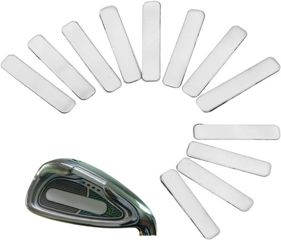 Zelfklevende Lood Tape voor Golf en Tennis, 12 Stuks, Verhoog Swinggewicht en Verbeter Prestatie