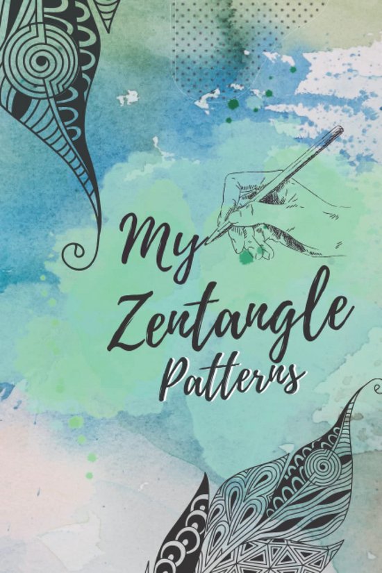 Zentangle Patronen Werkboek met Diverse Vorms en Sjabloonpagina's van Merkloos