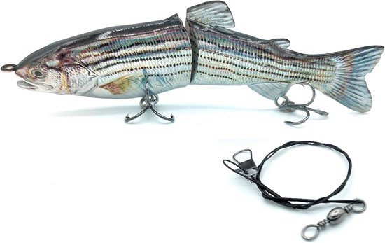 Zinkende Partyplug Swimbait Kunstaas 12 cm 23g - Natuurlijke Actie voor Snoek, Baars en Snoekbaars