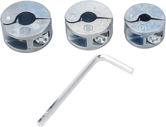 zinklegering 6 mm 8 mm 10 mm open type boordiepte stop klem stabiel voor hout Accessoires voor elektrisch gereedschap