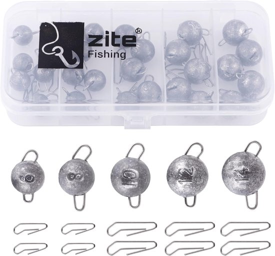 Zite Fishing Cheburashka Lead Jig Heads Set - Bottom Jigs Interchangeable Lead 6-14g - ShopVlot