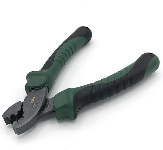 Zite Fishing Clamping Sleeve Pliers Fishing with Teeth - Fishing Tool for Squeeze Sleeves with Comfortable Grip - 15 cm - ShopVlot
