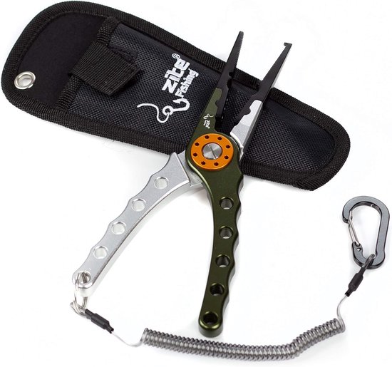 Zite Fishing Multi Fishing Tongs as Fishing Tool - Retaining Ring Pliers Hook Removal Pliers Cord Cutter & More with - ShopVlot