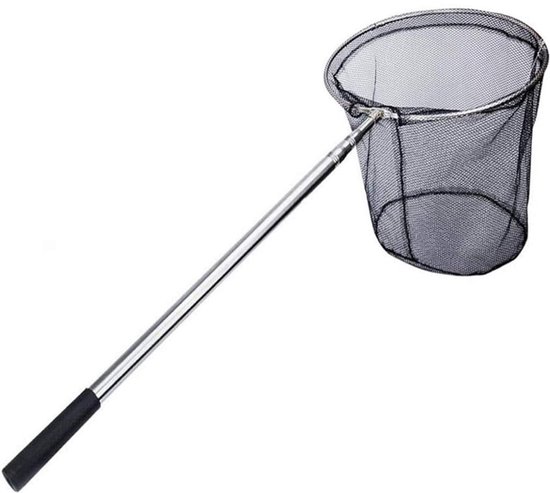 Zolvano® Schepnet Vissen - Landingsnet Vijver - Karper Zeevisnet - Roofvisnet-Zilver