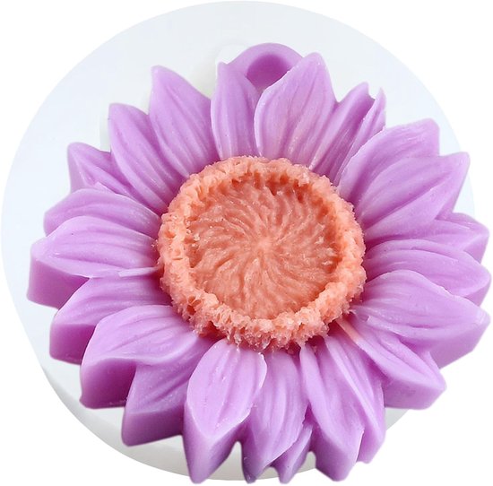 Zonnebloemen kaarsvorm chrysanten siliconen kaarsvorm zonnebloemen hars gietvorm voor kaarsen thuis decoratie mal aromatherapie gips kaarsen klei ambachten