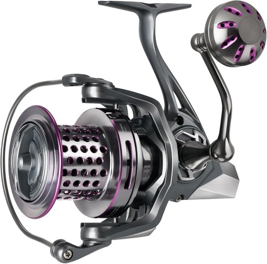 Zoutwater Spinning Reel 10000 Surf Vissen Rollen Zoutwater, 13 +1 BB, 44 LBS Max Drag, Ultra Gladde Heavy Duty Reel met CNC Aluminium Spool Reels voor Lange Cast
