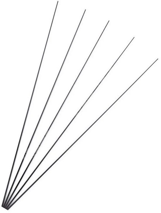 Zunzun Coup Carbon 1.00 M Hengeltop Zwart 6 x 1.4 mm van Merkloos
