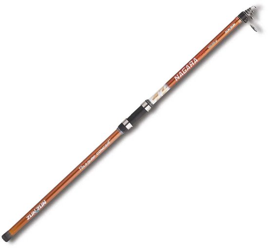 Zunzun Nagara Telescopische Surfcasting Hengel Goud 4.20 m / 100-200 g van Merkloos