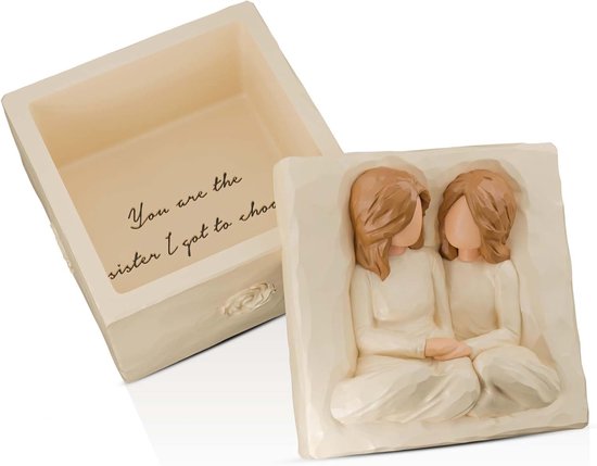zuscadeaus, zuscadeau voor verjaardag, Kerstmis, cadeau-ideeën, sieradenkistje, kleine sieraden, geschenkdoos, vriendschap, herinneringsdoos, figuren