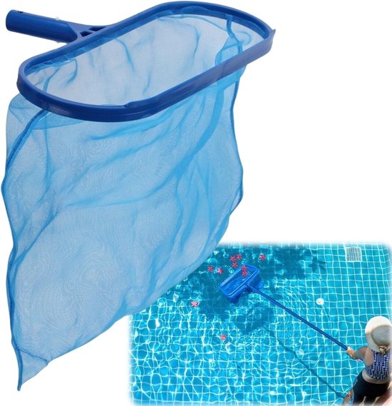 Zwembad Bladschepnet - Nylon Netweefsel - Universele Houder - Diep Net - Voor Zwembad en Vijver
