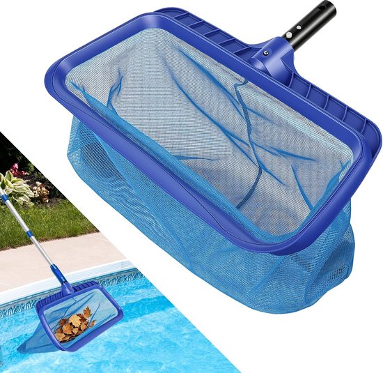 Zwembad Landing Net 45 cm - Versterkt Kunststof Frame - Fijn Mesh Net - Verwijder bladeren uit het zwembad - ShopVlot