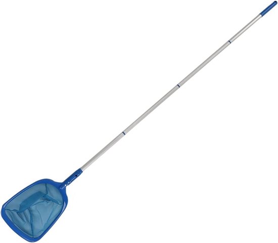 Zwembad Schepnet - Skimmernet Vijvernet - Zwembad Onderhoud - Afneembaar Ontwerp - 16m Telescoopstang - Blauw