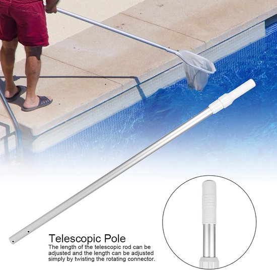 Zwembadpaal Telescopisch Aluminiumlegering Rakes Skimmers & van NOPTEG
