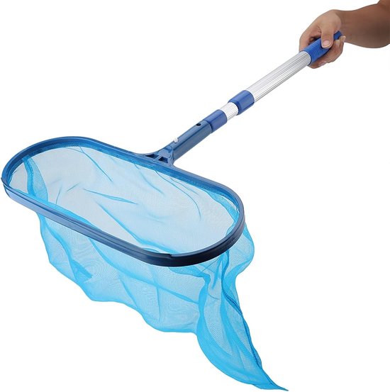 Zwembadschepnet met Telescoopstang - Polypropyleen - Fijnmazig Net - Uittrekbaar tot 105 cm - Voor Zwembaden en Vijvers