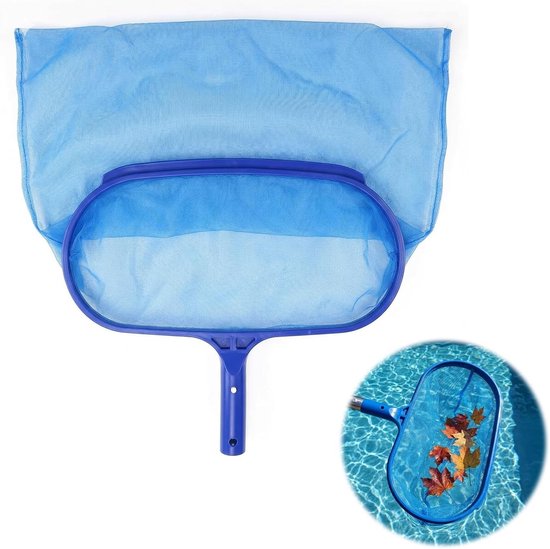 Zwembadschepnet met Telescoopsteel - Blauw - 126 x 39,5 x 35 cm - Compleet Reinigingsset voor Zwembad en Thermale Bad