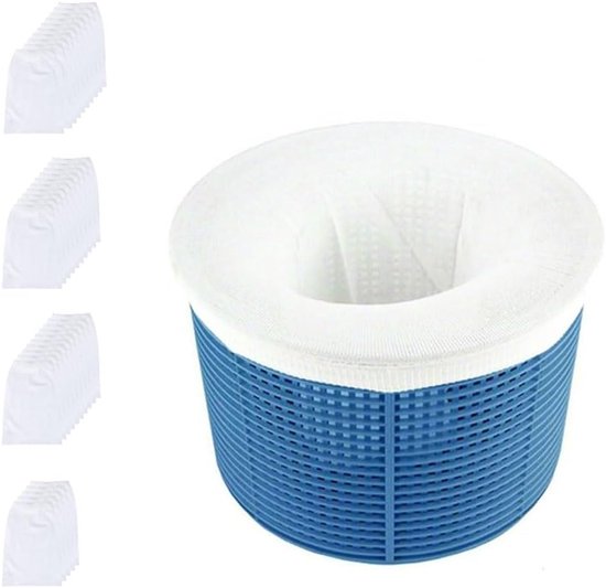 Zwembadskimmersokken van 35 stuks, perfecte zwembadspaarders voor filters, manden en skimmers, de duurzame filtersokken reinigen puin en bladeren om je zwembaden en spa's te beschermen