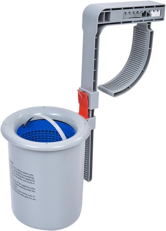 Zwembadwand, skimmer, zwembad, oppervlakterzuiger voor zwembad